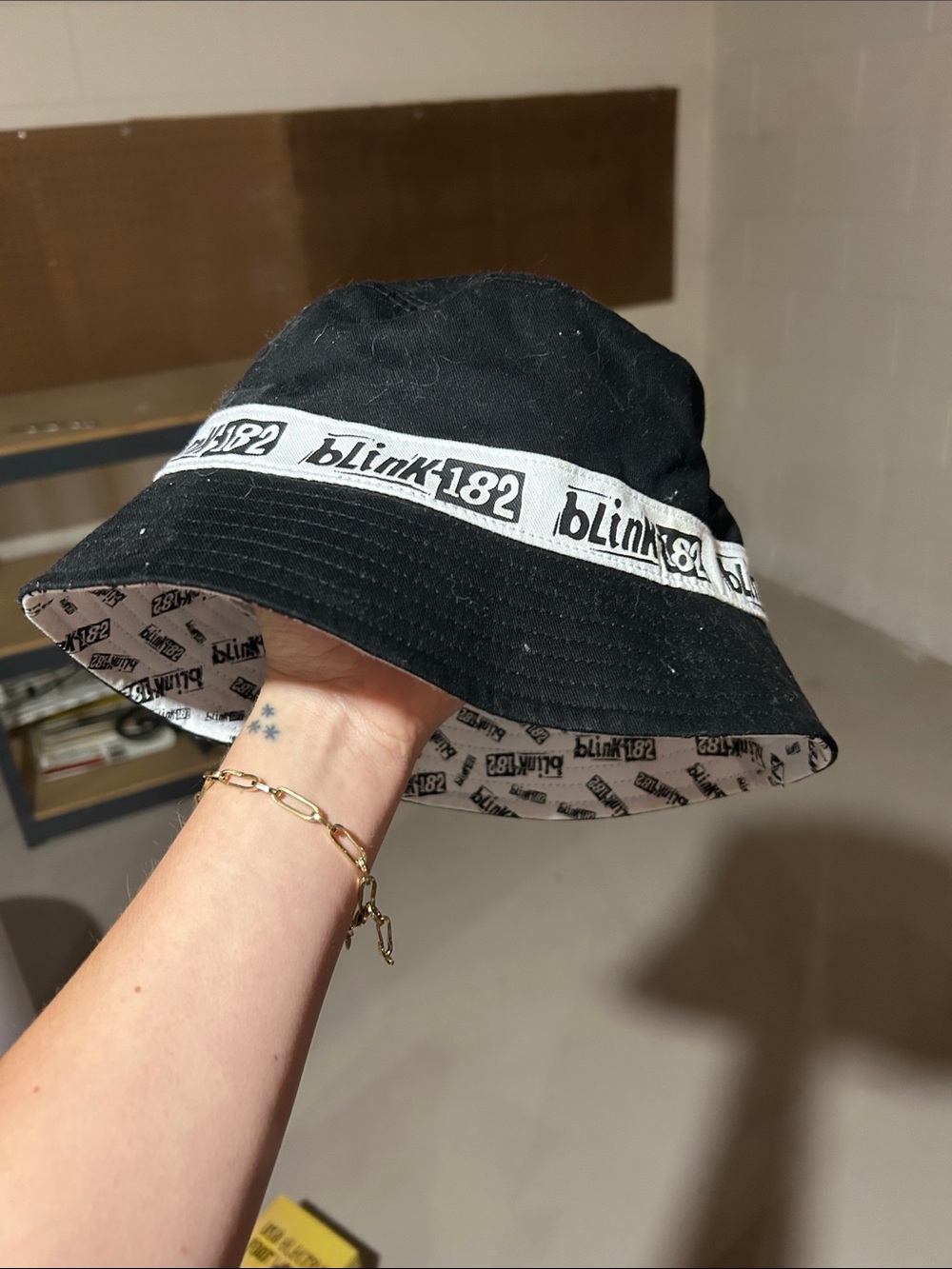 Blink-182 Black Reversible Bucket Hat